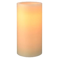 12 Pack: Inglow® 3" x 6" Flameless Real Wax LED Pillar Candle