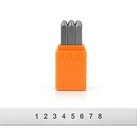 ImpressArt® Sans Serif Number Metal Stamp Set