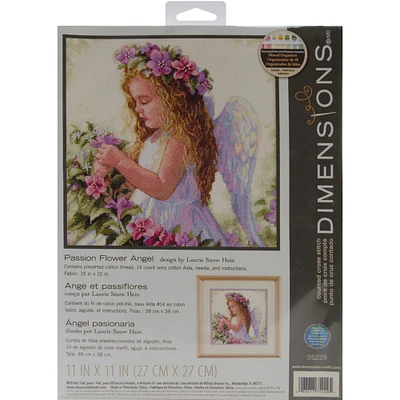 Dimensions® Passion Flower Angel Counted Cross Stitch Kit