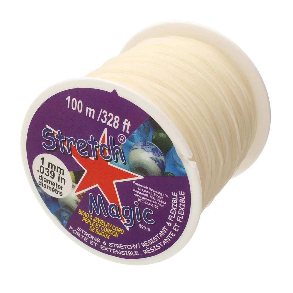 Stretch Magic® 1mm Pearl Bead & Jewelry Cord, 100m