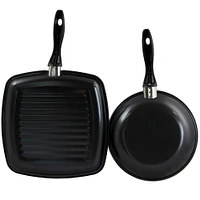 Gibson® Westleton Black 2-Piece Cookware Set