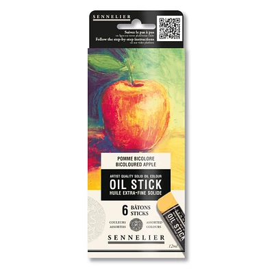 Sennelier Still Life 6 Color Oil Stick Mini Cardboard Set