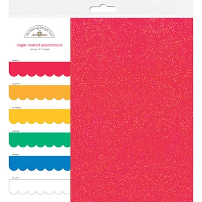 Doodlebug Design Inc.™ Sugar Coated Primary 12" x 12" Paper Pack