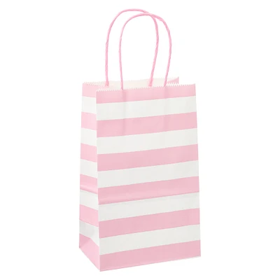 8 Packs: 13 ct. (104 total) Small Pastel Stripe Gift Bags by Celebrate It™