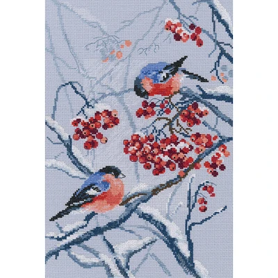 RTO Bullfinches In Rowanberries Cross Stitch Kit