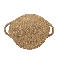 Household Essentials Natural Cattail Wicker Basket Set