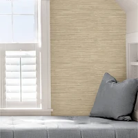 InHome Avery Weave Cream Peel & Stick Wallpaper