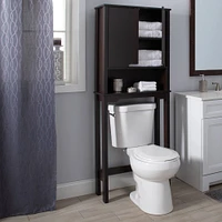 Organize It All Ambassador Espresso Over the Toilet Space Saver