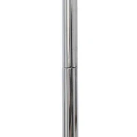 Simple Designs 65" Arched Brushed Nickel Floor Lamp