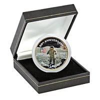 Moon Landing Eisenhower Colorized Bicentennial Dollar Gold Layered Coin