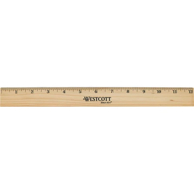 24 Pack: Westcott® 12" Wood Ruler