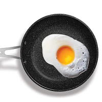 The Rock® by Starfrit® 10" Stainless Steel Nonstick Fry Pan with Stainless Steel Handle