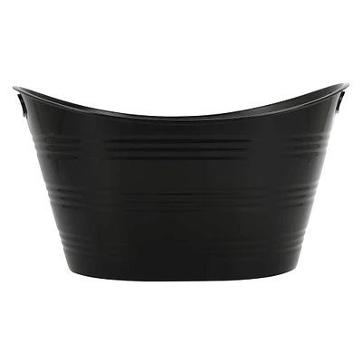 6 Pack: 21" Black Plastic Ice Tub by Celebrate It™