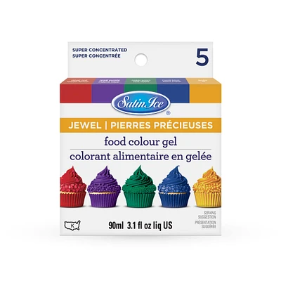 Satin Ice® Jewel Food Color, 5ct.