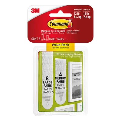 3M Command™ Picture Hanging Strips Value Pack