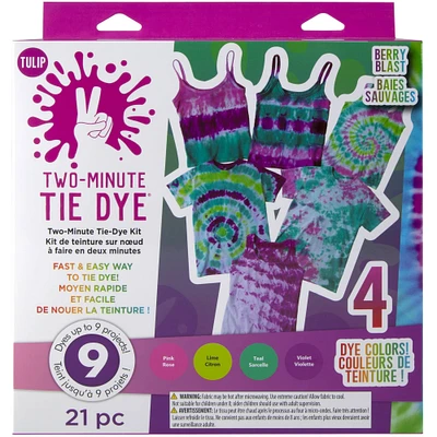 Tulip® Berry Blast Two-Minute Tie-Dye Color Kit