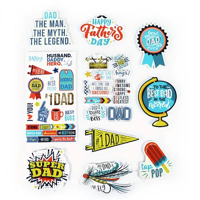 12 Pack: Father Stickers by Recollections™