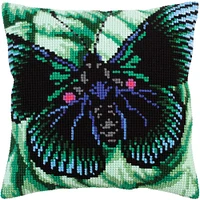 RTO Collection D'Art® Butterfly Graphics Stamped Needlepoint Cushion Kit