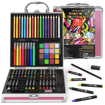 Arteza® Kids Ultimate Drawing Kits, Small, Pink