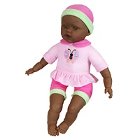 Lissi Dolls Baby Doll Umbrella Stroller Set with 16" African American Baby Doll