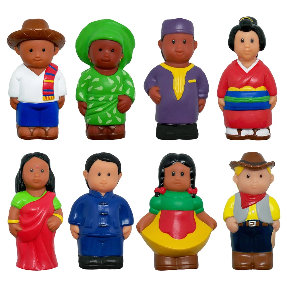 Get Ready Kids® Multicultural Around the World Figures Set