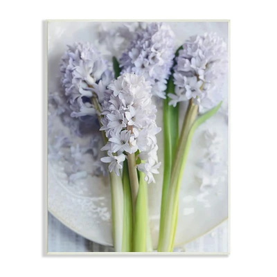 Stupell Industries Lilac Floral Still Life Photography Spring Country Flowers Wall Plaque