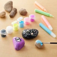 Faber-Castell® Glow in the Dark Rock Painting Kit