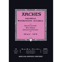 Arches® Hot-Pressed Watercolor Pad