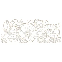 Spellbinders® Glimmer Sweet Blooms Border Hot Foil Plate