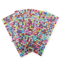 Color Splash!® Adhesive Square Gems, 8mm, 1144ct.