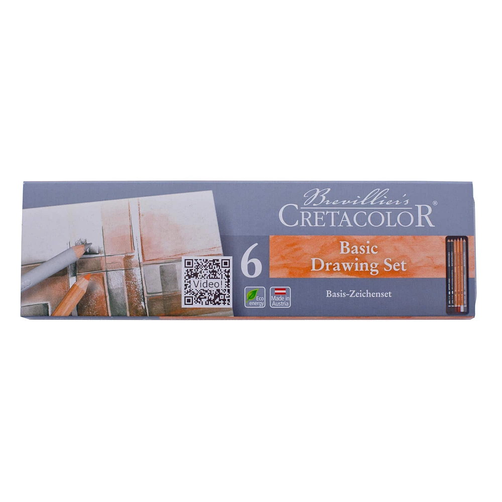 6 Pack: Cretacolor® Basic Drawing Set