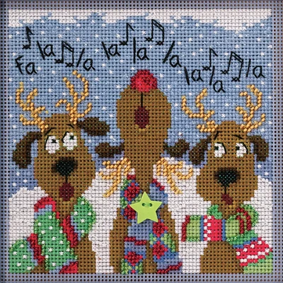 Mill Hill® Buttons & Beads Reindeer Chorus Counted Cross Stitch Kit