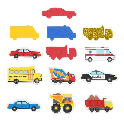 12 Pack: Vehicle Foam Stickers by Creatology™