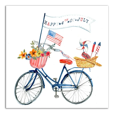 American Bike Canvas Wall Art