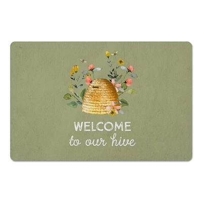 Welcome To Our Hive Floor Mat