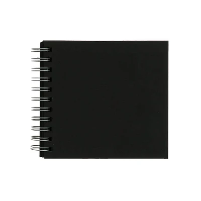 Fabriano® Black Square Spiral-bound Drawing Book, 5.9'' x 5.9''