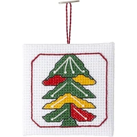 Bucilla® 2.5" Christmas Whimsy Ornaments Counted Cross Stitch Kit