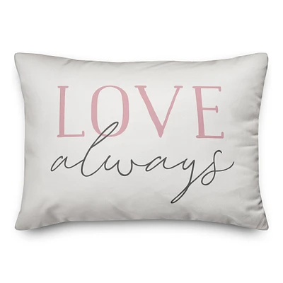 Love Always, Always Love Throw Pillow