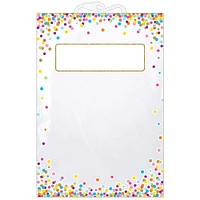 Ashley Productions 11" x 16" Hanging Confetti Pattern Storage Bag, 5ct.