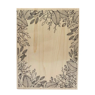 Floral Frame Wood Stamp by Recollections™