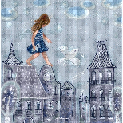 RTO Fairy Tales Live on the Roofs Cross Stitch Kit