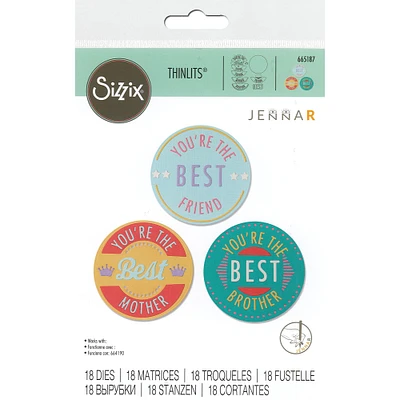 Sizzix® Thinlits You're The Best Dies