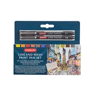 Derwent Line & Wash Paint Pan 12 Color Set
