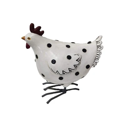 Santa's Workshop 6" Shabby Chic Chicken