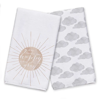 You Make Me Happy Tea Towel Set