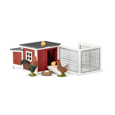 Schleich Farm World Chicken Coop Play Set