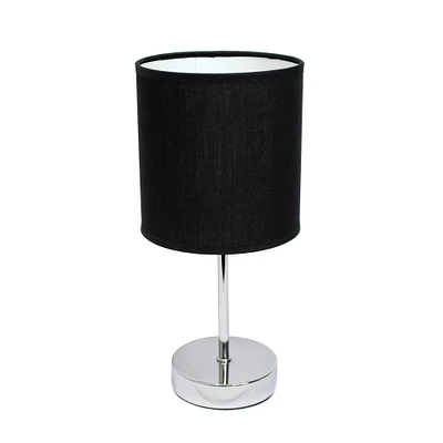 Simple Designs Chrome Mini Table Lamp