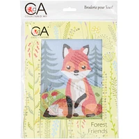 Collection D'Art Fox Cub Stamped Needlepoint Kit