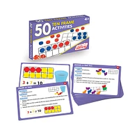 Junior Learning® 50 Ten Frame Activities Learning Set