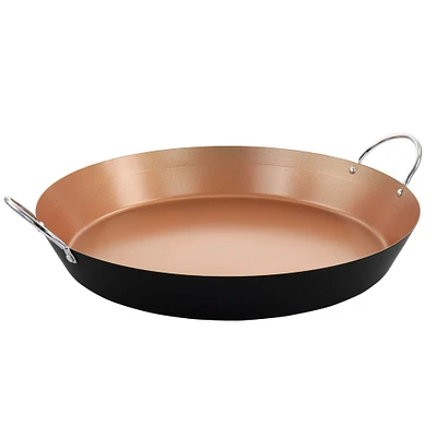 Oster Stonefire 16'' Copper Nonstick Carbon Steel Paella Pan